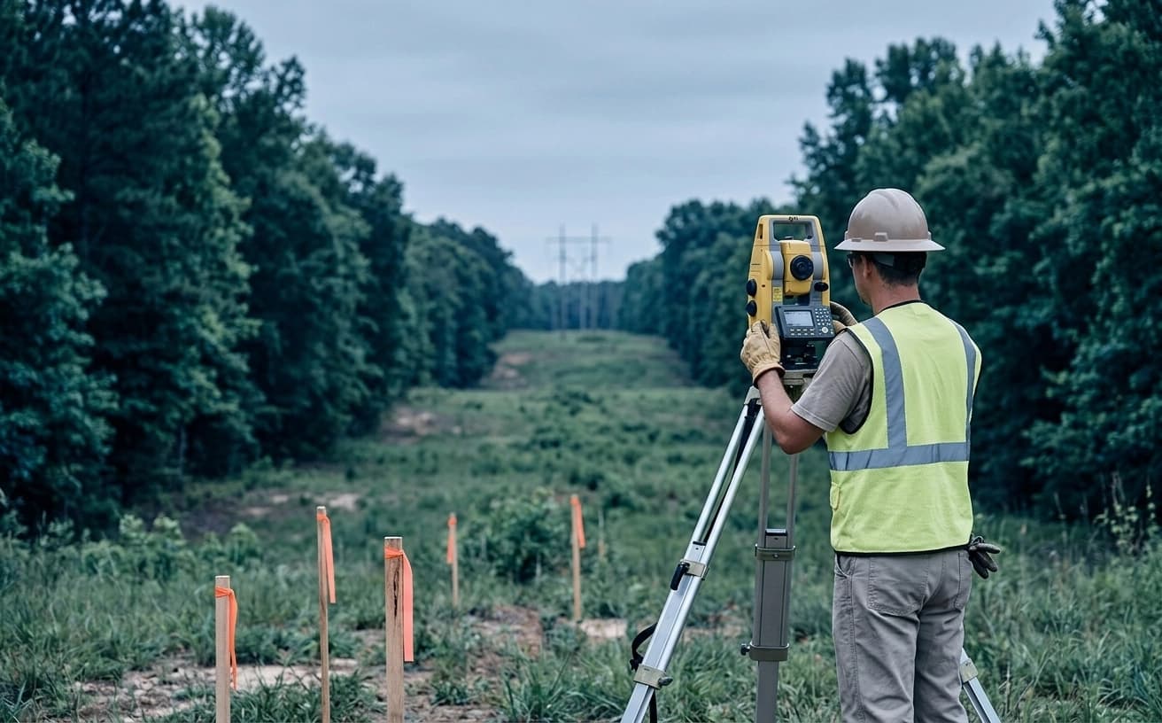 Licensed Professional Land Surveyor placement — Rural North Carolina